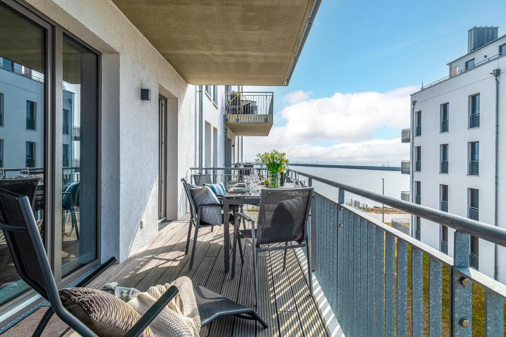 Ocean Storm- 2 Og, Balkon, Kamin Appartement Olpenitz Buitenkant foto